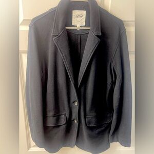 aerie Black Sweatshirt Blazer